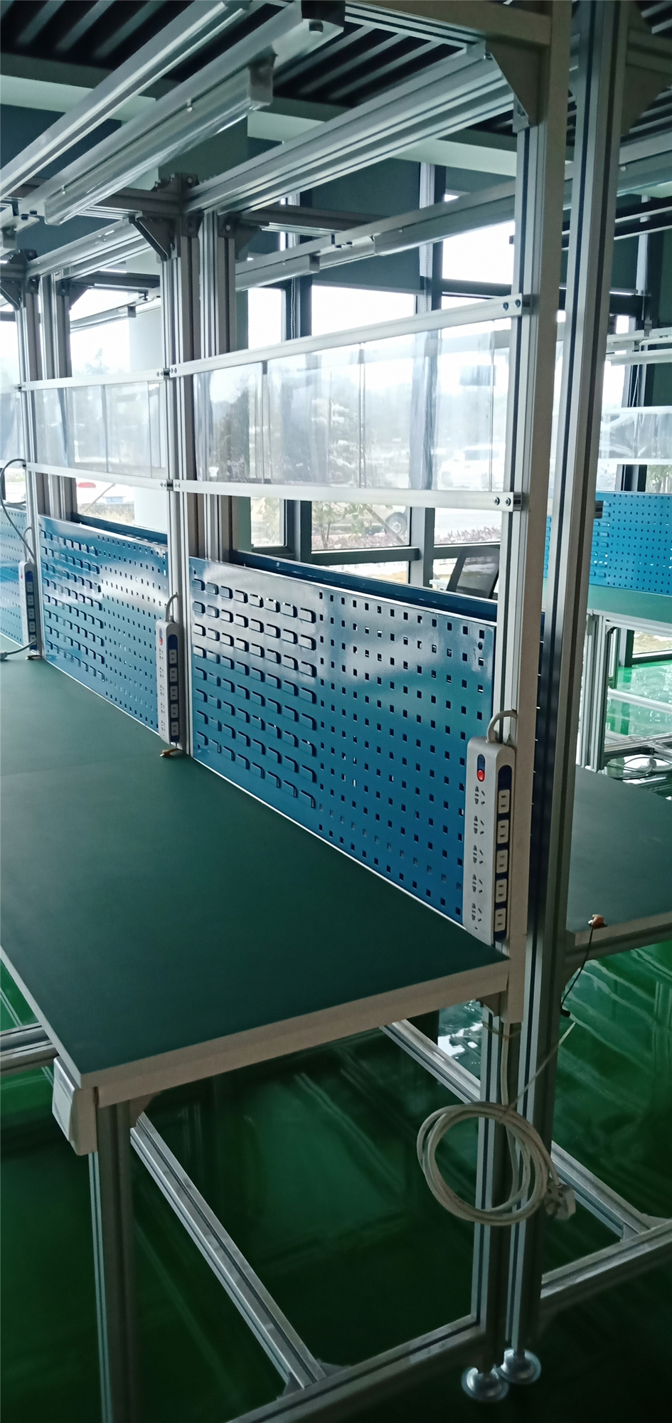 台 越海铝型材工作桌 防静电工作台 工作桌 实验台 无尘车间工作台