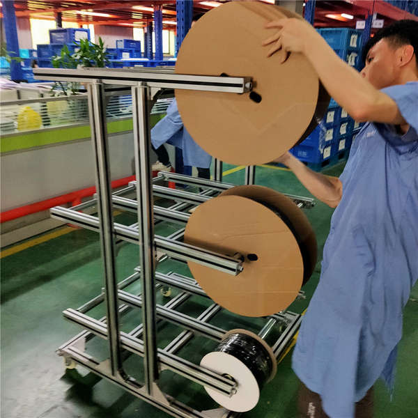 湖南铝型材挂线架定制长沙挂线架物料周转车线束挂线架铝型材定制